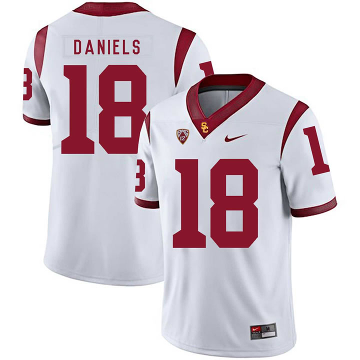 USC Trojans 18 JT Daniels White College Football Jersey Dzhi,We sell and wholesale USC Trojans 18 JT Daniels White College Football Jersey Dzhi on line form chian!